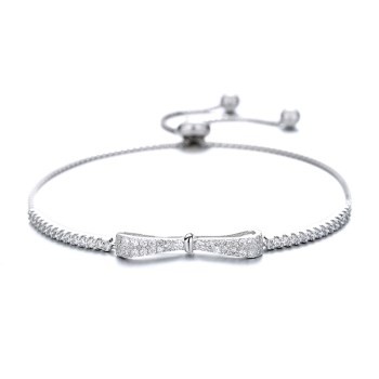 dainty bracelet/minimalist bracelet/bow bracelet