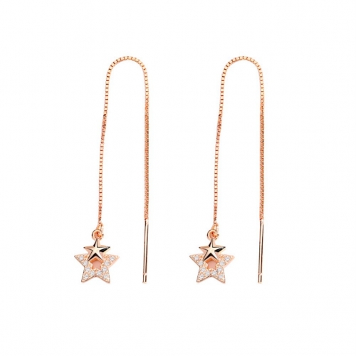minimalist earring/star earrings/dangle earrings