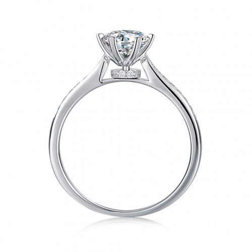 moissanite engagement ring/wedding ring/art deco ring