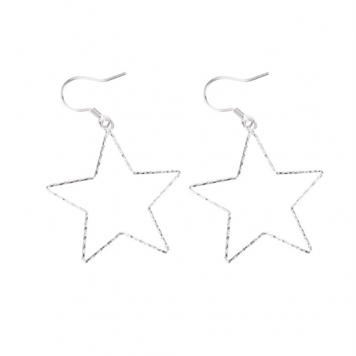 Silver Earrings/Star Earrings/Funky Earrings