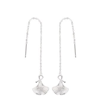 Silver Earrings/Long Earrings/Minimalist Earrings