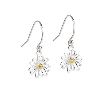 Flower Earrings/Silver Earrings/Minimalist Earrings