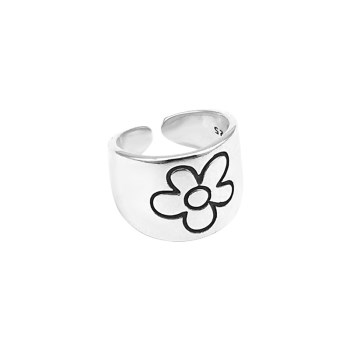 Flower Ring/Minimalist Ring/Sterling Silver Ring