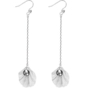 Pearl Earrings/Long Earrings/Silver Earrings