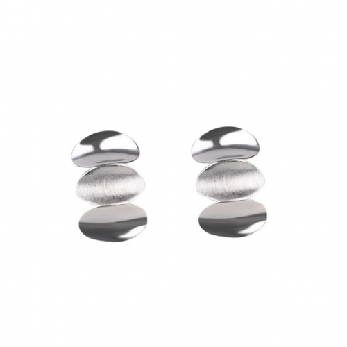 Geometric Earrings/Silver Earrings/Minimalist Earrings