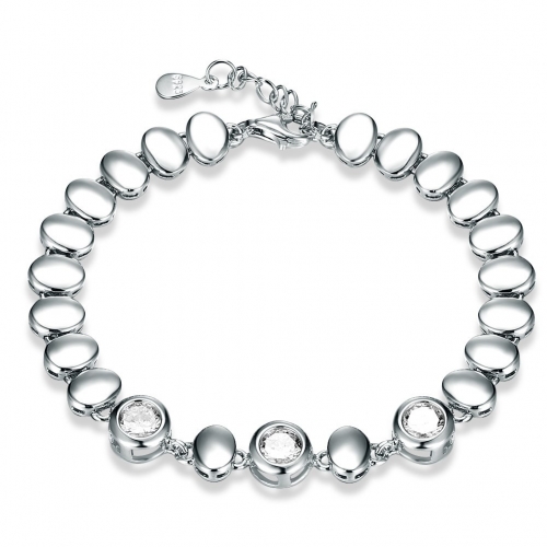Personalized bracelet / silver bracelet / beaded bracelet