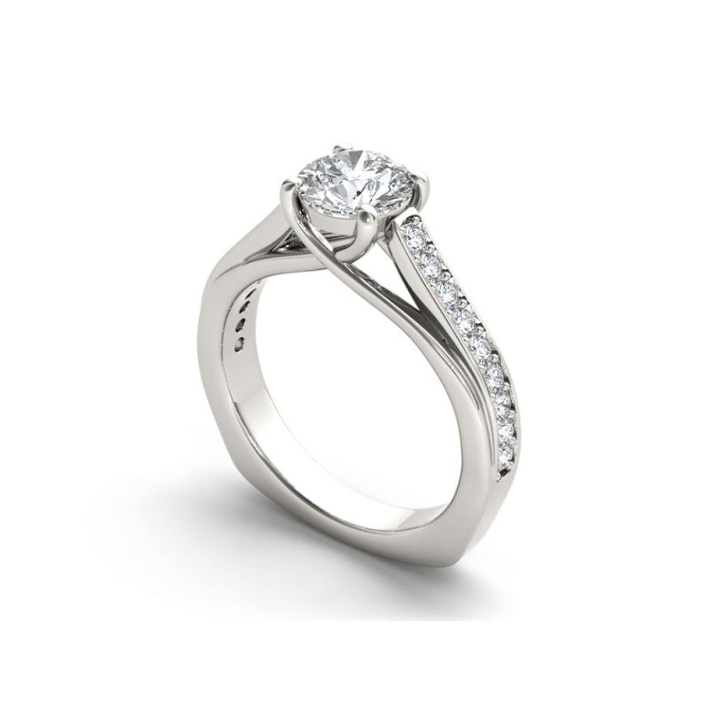 14k Moissanite Engagement Rings: Customizing Your Past, Present & Future
