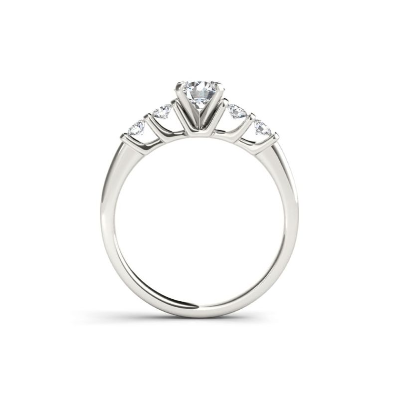 14K Floating Moissanite Ring | Customized Beauty