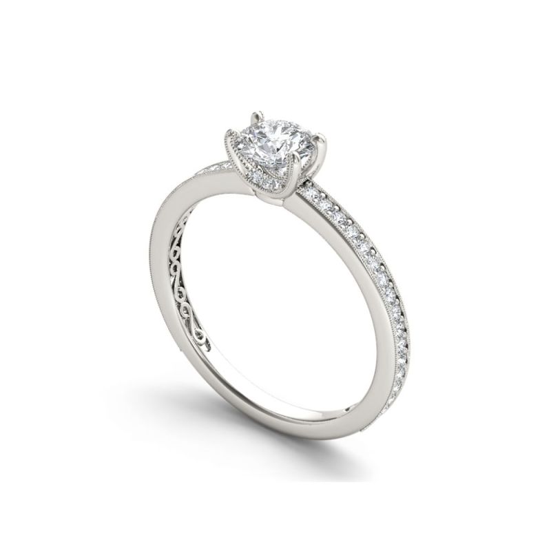 Customized White Gold Engagement Rings - Personalized Perfection