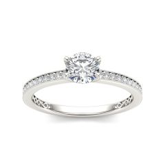 Customized White Gold Engagement Rings - Personalized Perfection