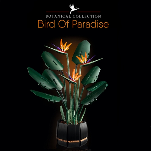 Expert Botanical Collection Bird of Paradise Building Blocks 1173pcs Bricks Shipped From China Compatible with 10289
