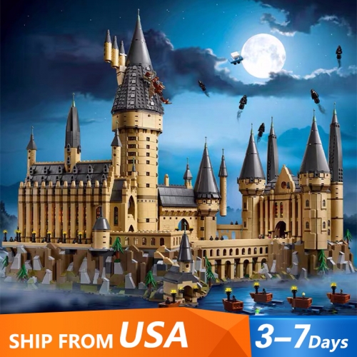 Bela 11025 Hogwarts Castle Academy of Magic Walls and Fortresses Castle 71043 Ship From USA 3-7 Days Delivery