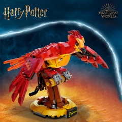 99917 Fawkes Dumbledore's Phoenix Harry Potter Hogwarts Movie 597pcs Building Block Brick Tos Ship from China 76394