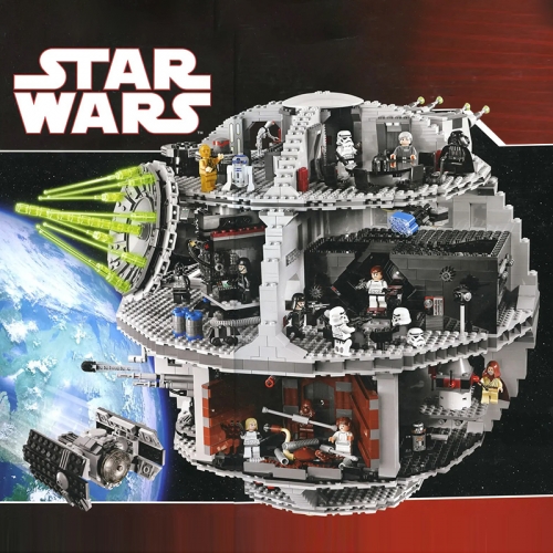 UCS Death Star Old Star Wars Movie 10188 Building Block Brick Ship from China