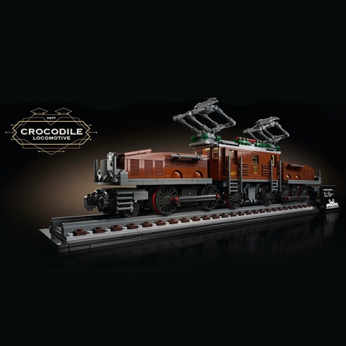 KING 40010 1 Expert Series Crocodile Locomotive Train Building Blocks 1271pcs Bricks 10277 From China