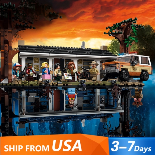 Lari 11538 The Upside Down Stranger Things 2287pcs 75810 Ship from USA 3-7 Day Delivery