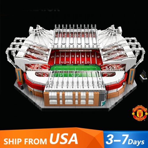 JJ000 Old Trafford Manchester United Building Blocks Bricks Toys For Gift 10272 Ship From USA 3-7 Days Delivery