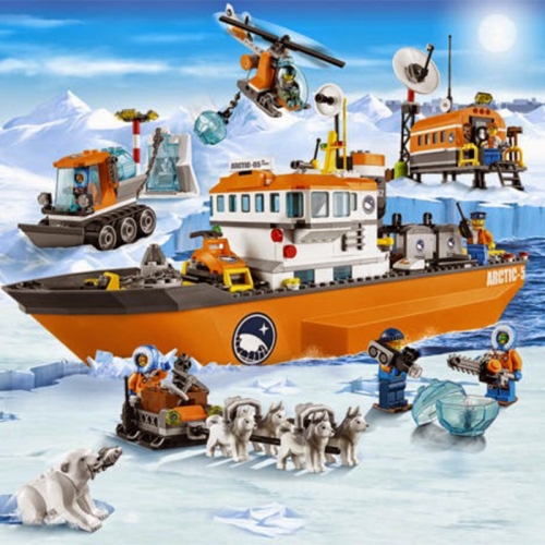 Bela 10443 City Series The Arctic Ice Breaking Team Model Building Blocks Set 760pcs Bricks 60062 Ship From China