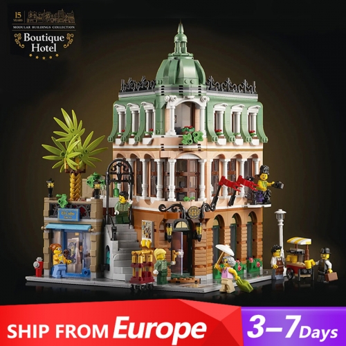 LJ22050 Boutique Hotel Creator Modelr 3066pcs Building Building Blocks Brick 10297 Ship from Europe 3-7 Day Delivery