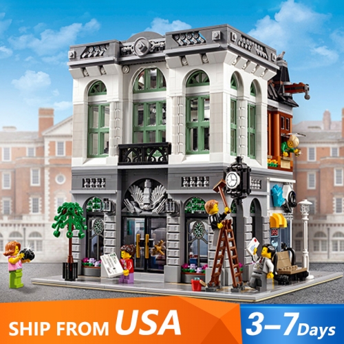 Brick Bank Creator 10251 Building Blocks 2413pcs Bricks Toys  from USA3-7 Days Delivery