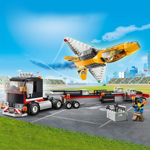 BELA 60066 Jet transporter City 60289 Building Block Bricks Toy 293±pcs from China