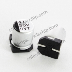 SMD aluminum electrolytic capacitor 50V 47uF 6.3 * 7.7mm