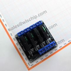 4-way 5V high-level solid-state relay module with fuse