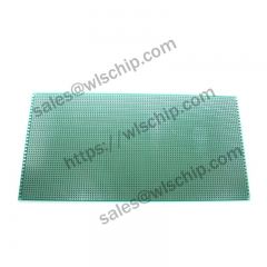 Single-sided tin spray green oil board green 13 * 25CM 2.54mm PCB board