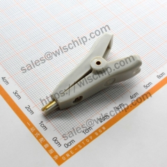 Test Clip SMD Test Clip All Copper Gold Plated All Copper Gold Plated Gray