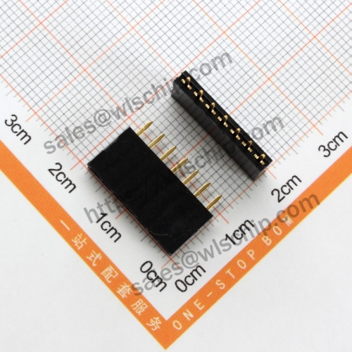 Single Row Female Pin Header Socket Female Pitch 2.54mm 1x7pin