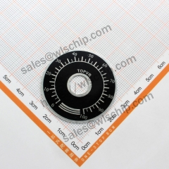 Potentiometer knob scale piece diameter 40MM inner hole diameter 10MM