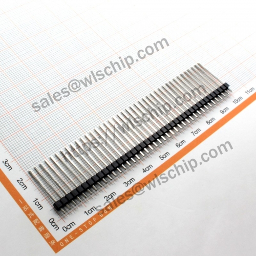 Single row pin header 1 * 40Pin 23mm pitch 2.54mm high quality