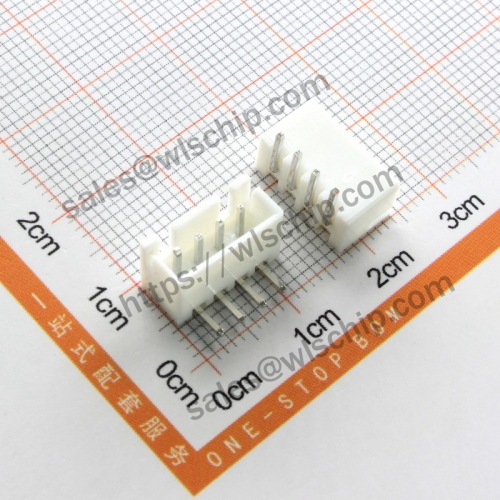 XH2.54 connector terminal block pitch 2.54mm 4Pin looper seat 90 degrees