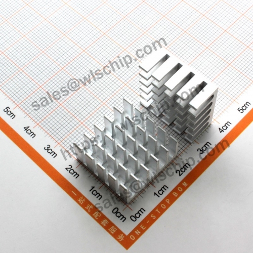 Radiator Aluminum heat sink 22 * ​​22 * ​​10mm silver high quality