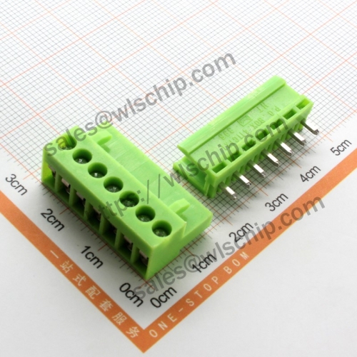 HT3.96 Connector Terminal Block Plug-in Pitch 3.96mm 7Pin Straight Pin + Socket