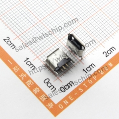 micro connector 180 degree in-line female seat high quality