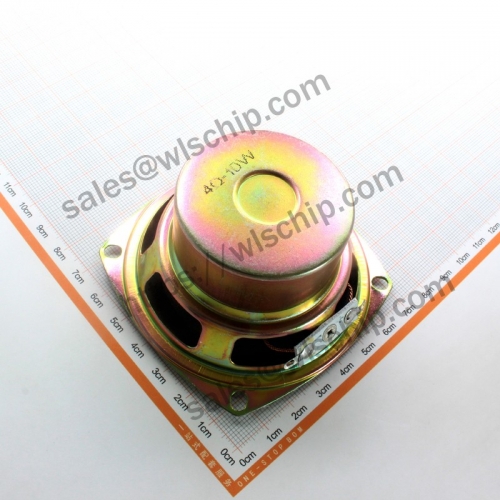 3 inch diameter 77mm square dual internal magnetic 16 core full frequency speaker 4Ω 10W speaker