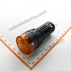 AD16-22SM intermittent sound with lights AC 24V yellow horn speaker buzzer