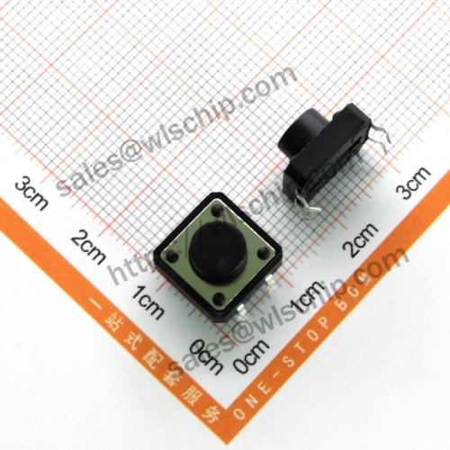 Touch key switch 4Pin vertical 12 * 12 * 7mm