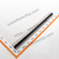 Single row pin header 1 * 40Pin black pitch 2.54mm high quality