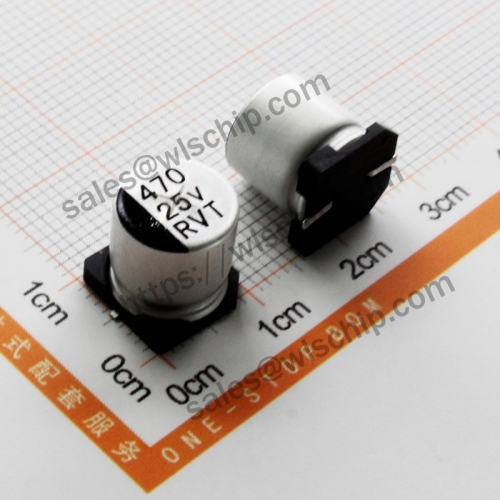 SMD aluminum electrolytic capacitor 25V 470uF 10 * 10.2mm