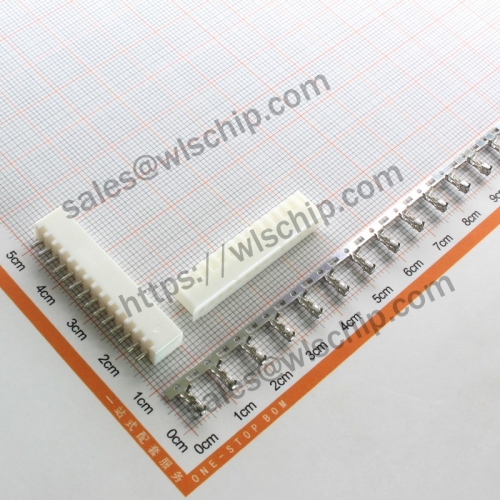 XH2.54 terminal block plug-in connector pitch 2.54mm plug + straight pin socket + terminal 14Pin