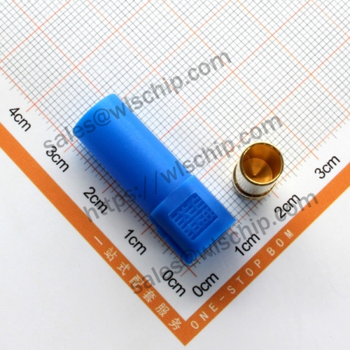 Connector Plug Model T-Interface XT150 Female Blue Banana Plug + Fine Sheath High Quality