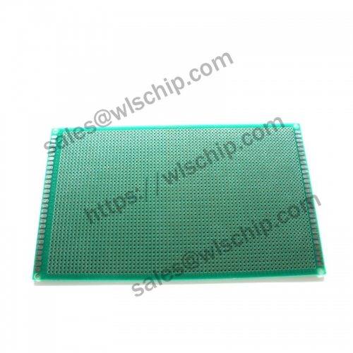 Single side spray tin green oil board green 9 * 15CM pitch 2.0mm PCB board