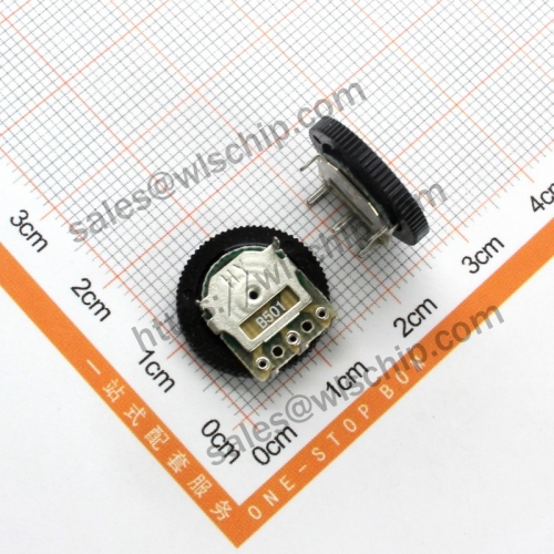Gear potentiometer B501 500R single dial dial thickness 16 * 2MM