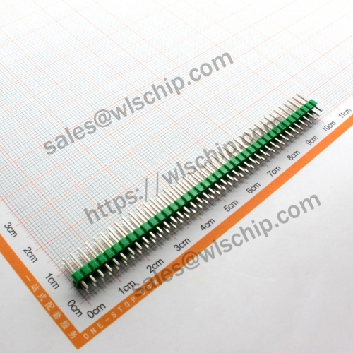 Double row pin header 2 * 40Pin pitch 2.54mm green high quality