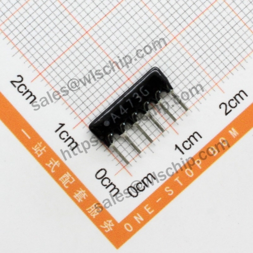 Arranged resistor 6P 47K A473J A06-473 pitch 2.54mm