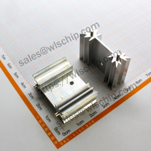 Aluminum heat sink 34 * 25 * 12mm lotus-shaped radiator