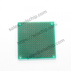 Single-sided tin spray green oil board green 5 * 5CM pitch 2.54mm PCB board