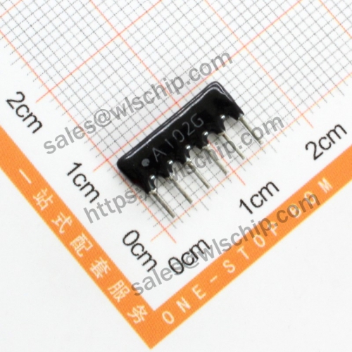 Arranged resistor 6P 1K A102J A06-102 pitch 2.54mm